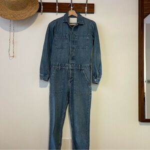Everlane Blue Denim Jumpsuit